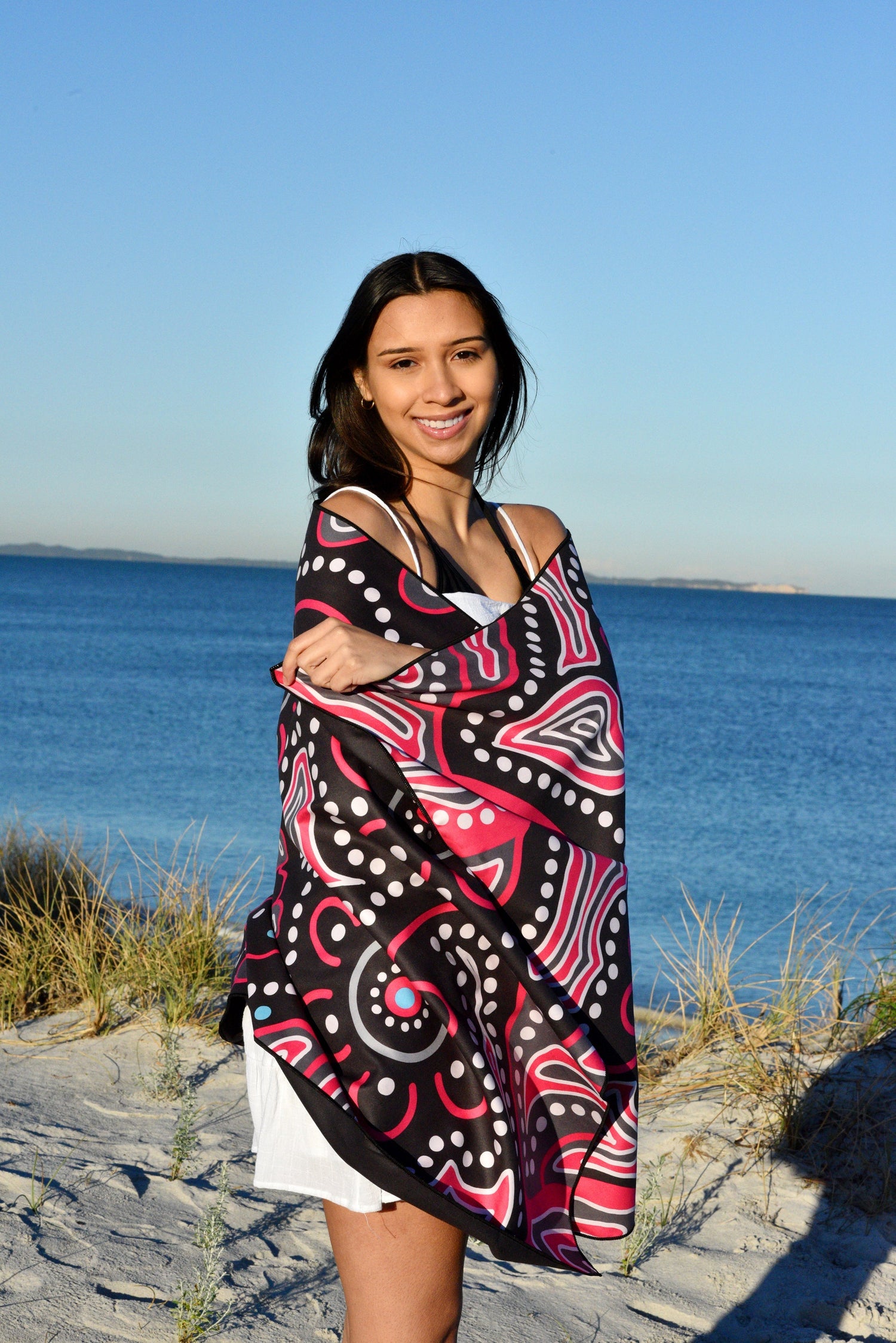 Travel Towel | Indigenous Design | Best Beach Towel | Liyan AU