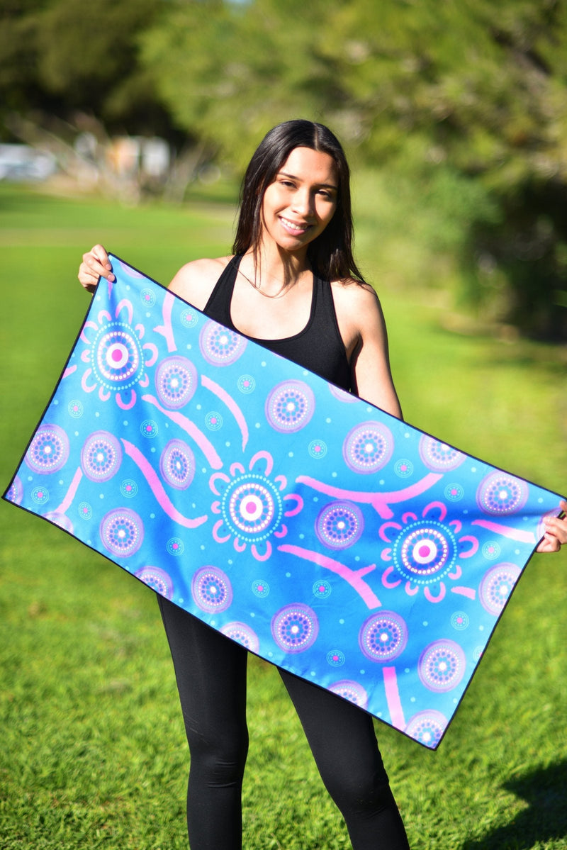 Gym Towel | Indigenous Designed | Quick Dry | Lightweight | Liyan AU