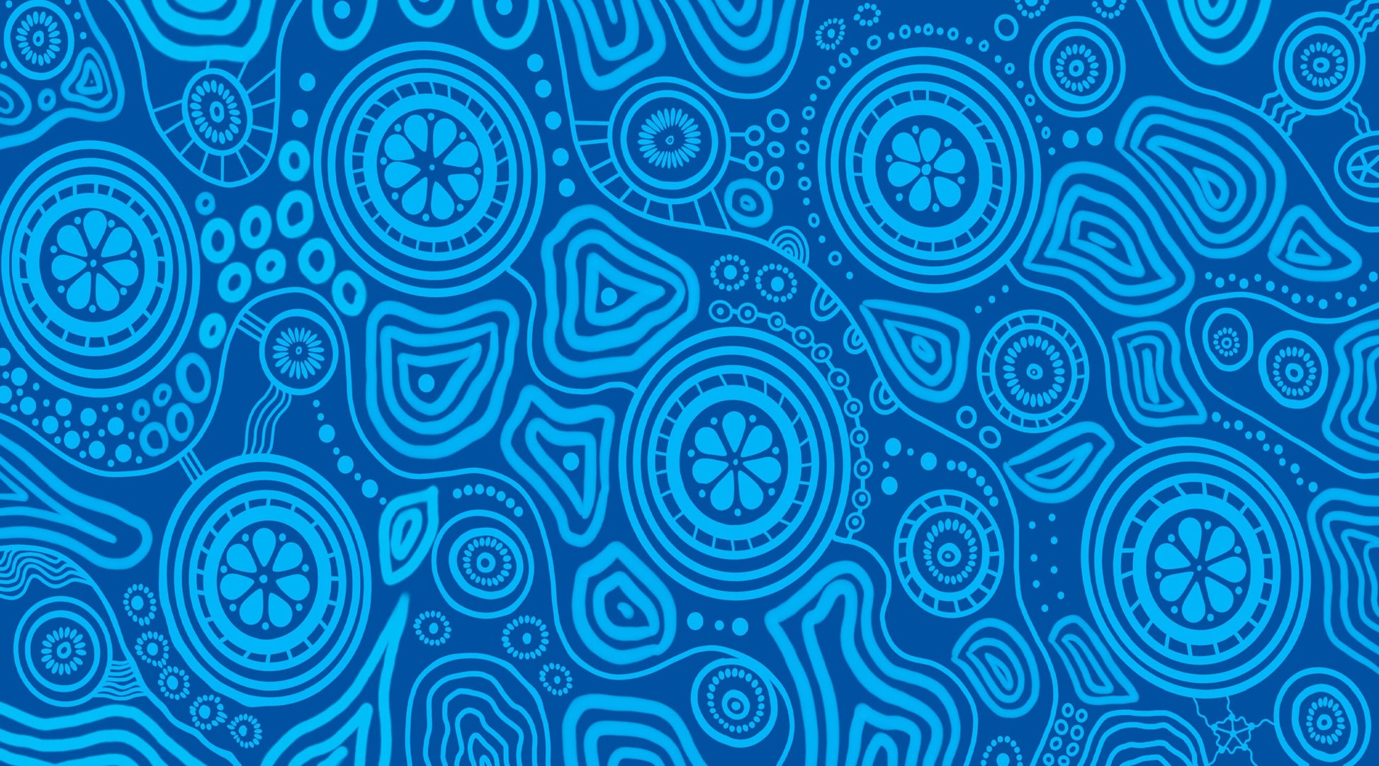 Inner Spirit Indigenous Gym Towel featuring sacred Aboriginal artwork with traditional symbols representing the inner spiritual essence, soul connection, and ancestral wisdom through authentic dreamtime patterns and dot work designs
