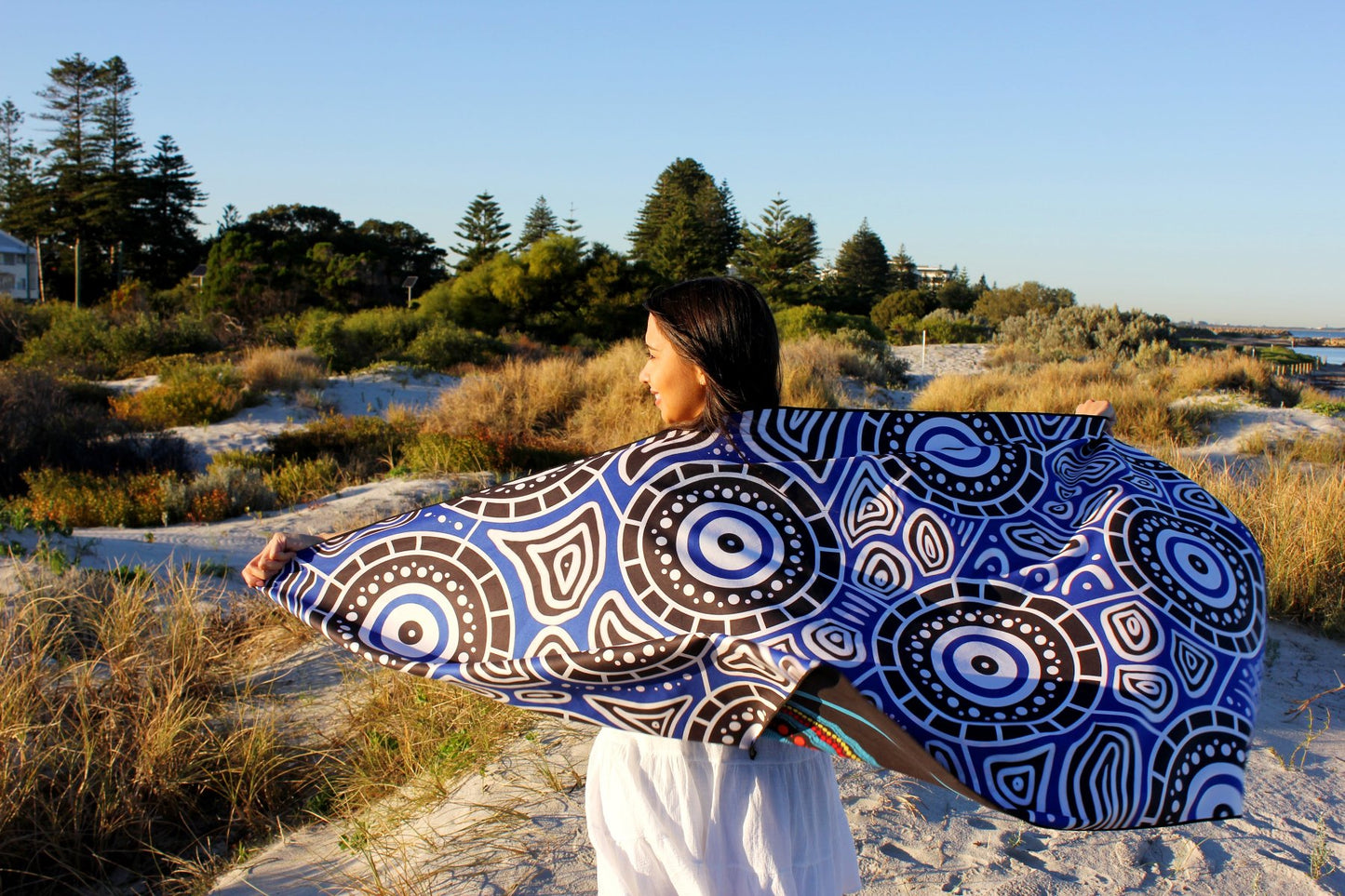 Seascape Travel Towel