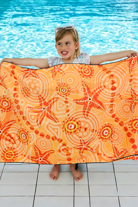 Starfish - Kids Travel Towel